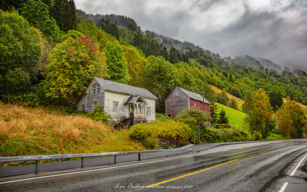 Abandoned on a gloomy day