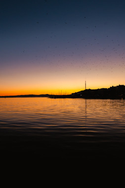 Sunset at Aker Brygge, Oslo