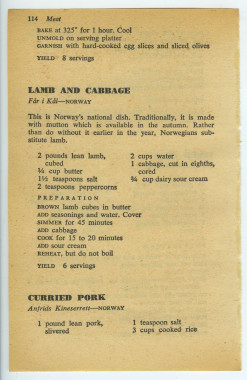 BK3617 The Wonderful World Of Cooking Recipes From Northern Europe 1975 116