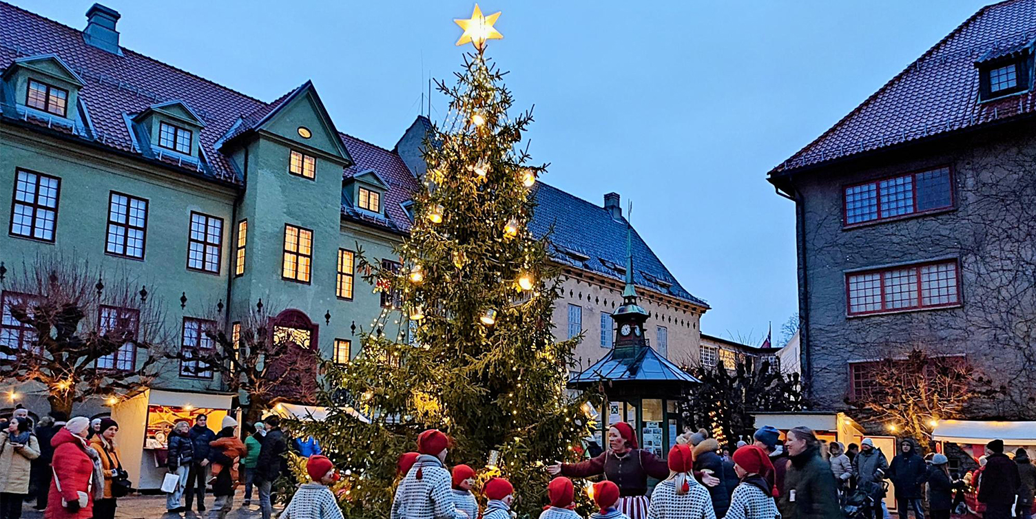 Marché de Noël au Norsk Folkemuseum à Oslo