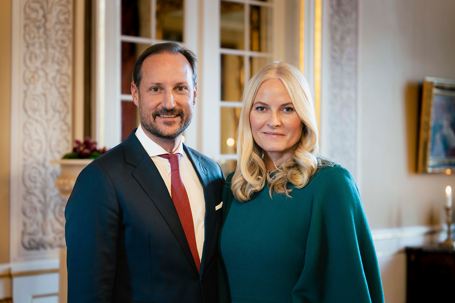 Le roi Haakon VIII et la reine Mette-Marit de Norvège 