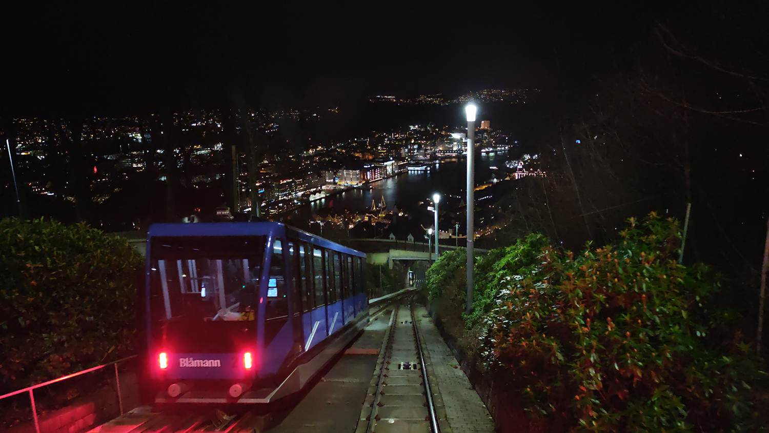 Funiculaire de Fløibanen à Bergen