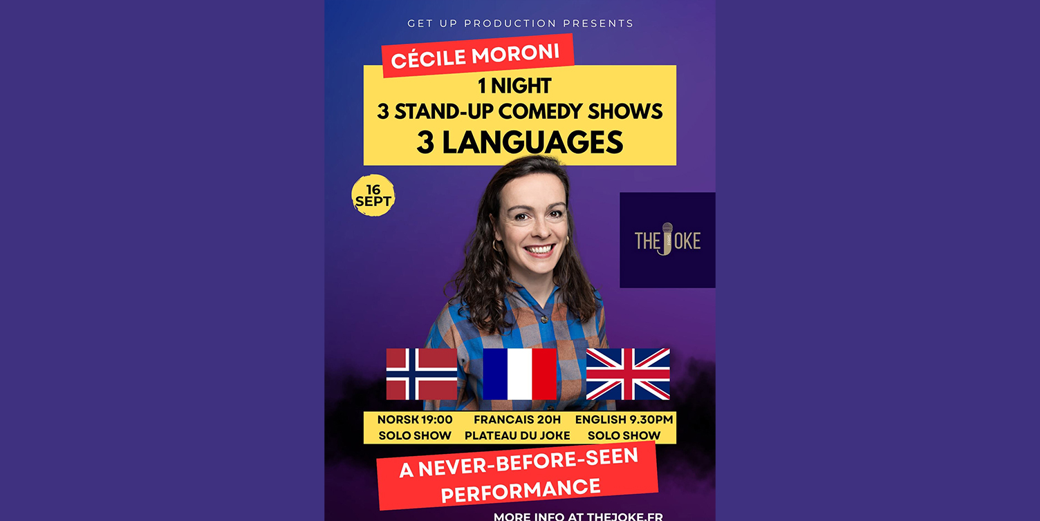 Cécile Moroni au Joke Comedy Club à Paris