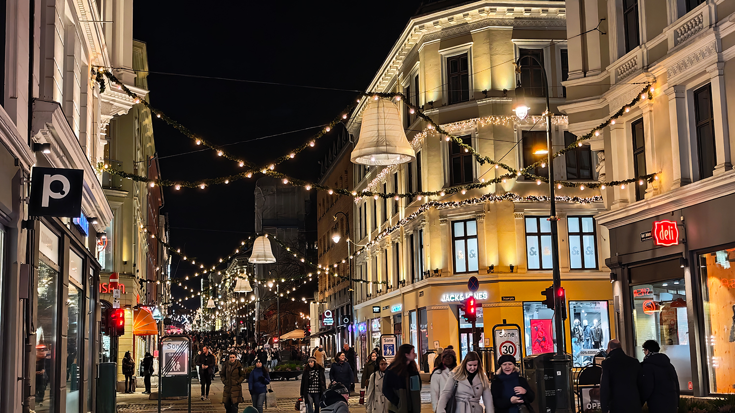 Karl Johans Gate à Oslo