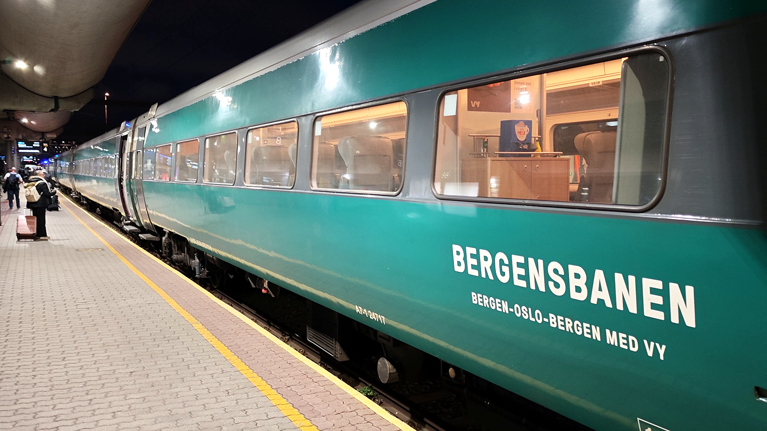 Voyage en train d'Oslo à Bergen